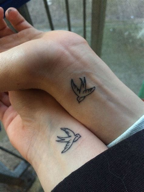 friends matching tattoos small